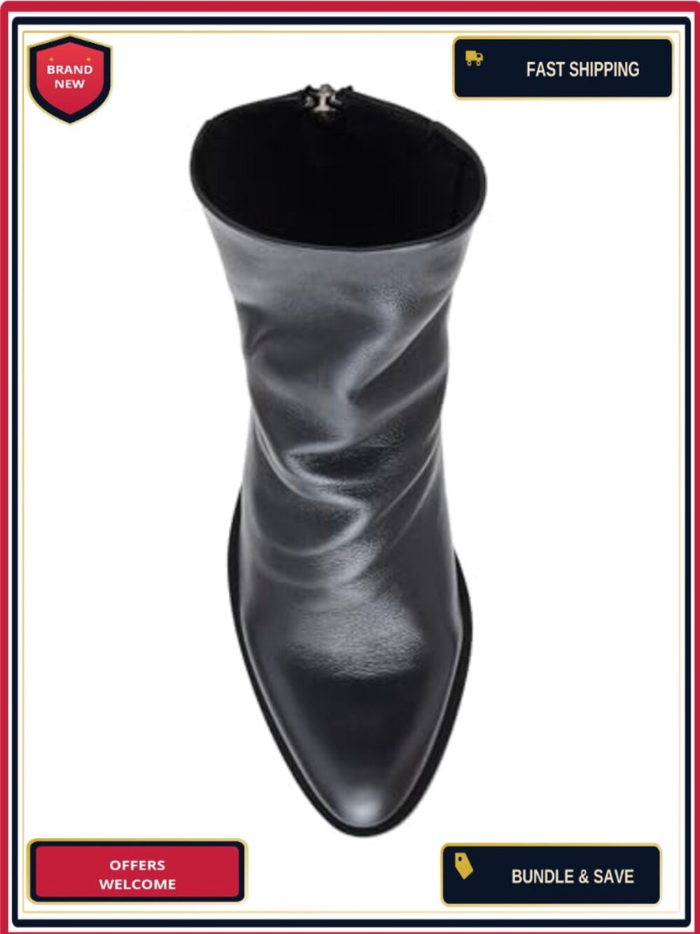 Steve Madden Nexie Leather Ankle Bootie Zip Closure View 4